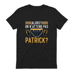 Alors on n'attend Pas Patrick in Black - back view