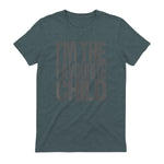 Funny I'm The Favourite Child Siblings in Dark Heather - back view