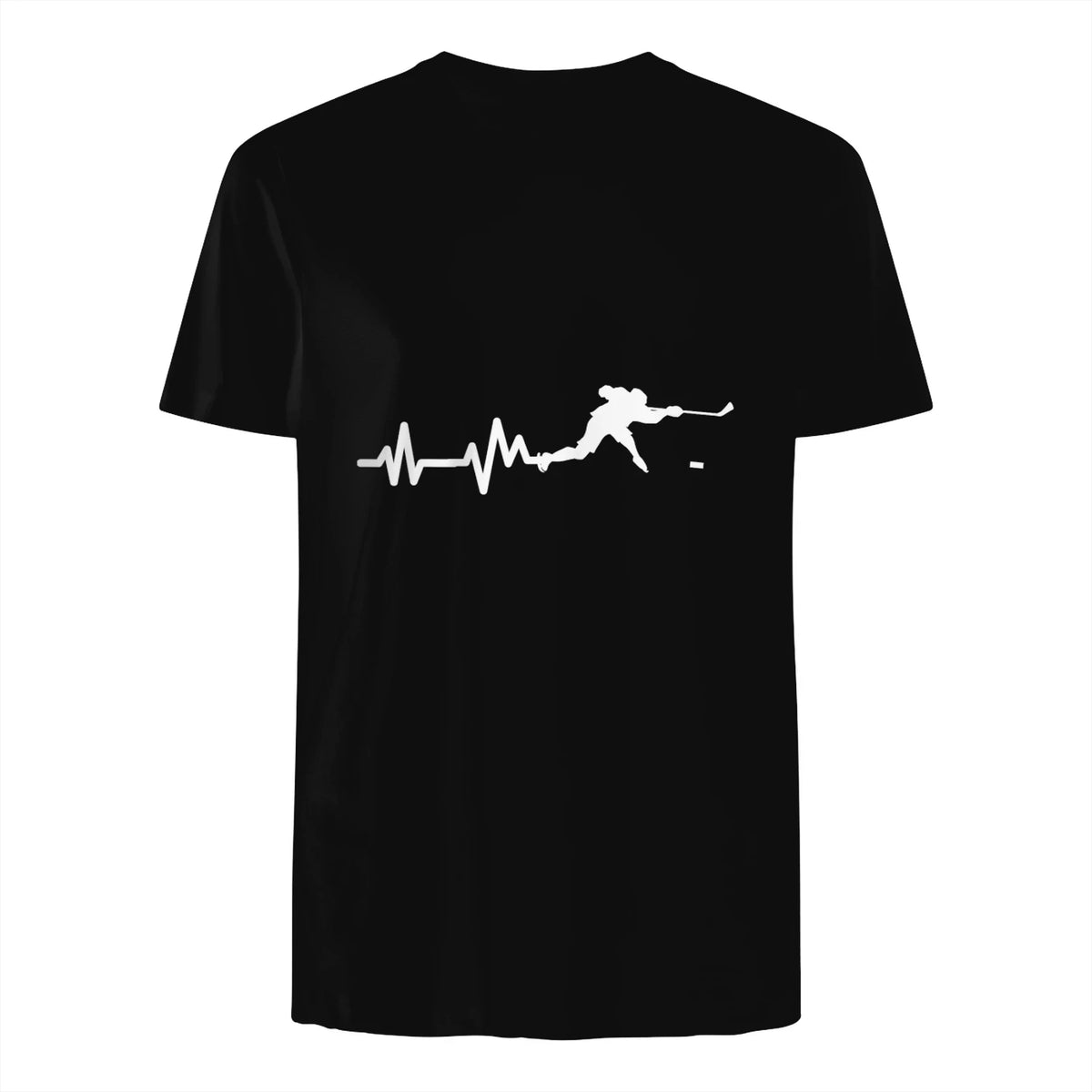 Ishockey Hjärtslag T-shirt in Black - back view