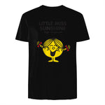 Mr. Men Little Miss Sunshine T-Shirt in Black - back view
