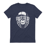 Grandfather Grandpa Son Daughter Children Gift Vatertag Schwarz Small Classic Fit Cartoon Bär Family Män in Heather Navy - back view