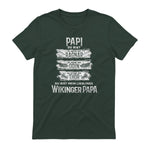 Wikinger Papa Vater Ragnar Thor Odin in Forest Green - back view