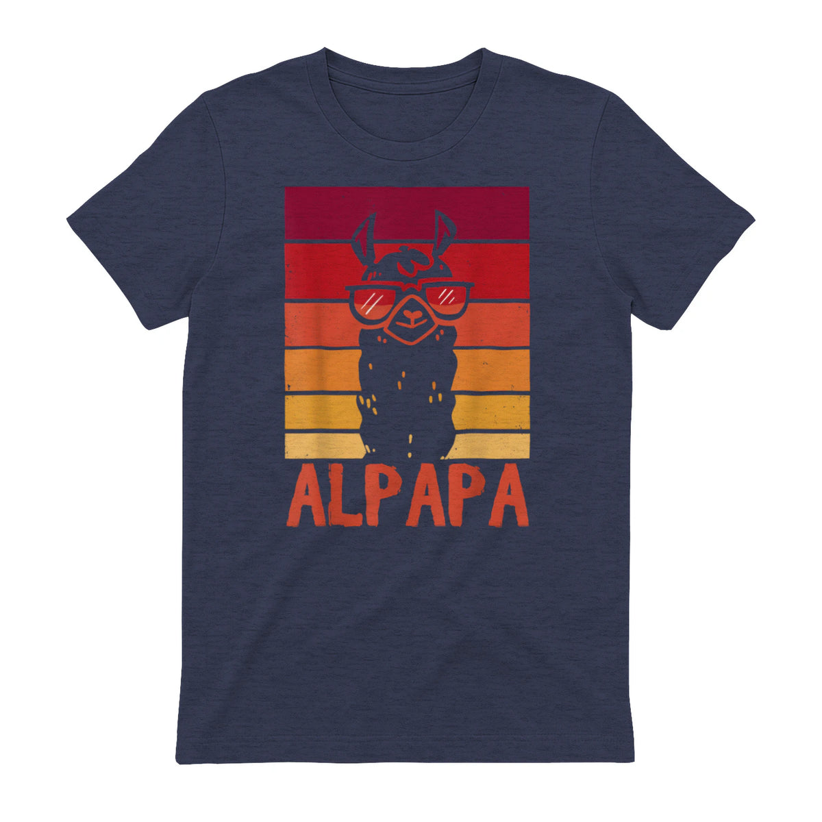 Auf ALPAPA in Heather Navy - back view