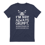 I'm not always grumpy, sometimes I'm on my in Heather Navy - back view