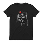 Bulldog Love in Black - back view
