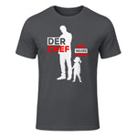 Vater Tochter Partnerlook Vatertag Papa Tochter in Charcoal - front view
