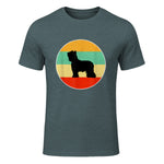 Chemise Briard, Maman chien Papa chien Love-r Gift in Dark Heather - front view