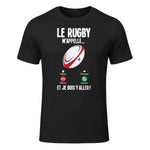 Joueur De Rugby in Black - front view