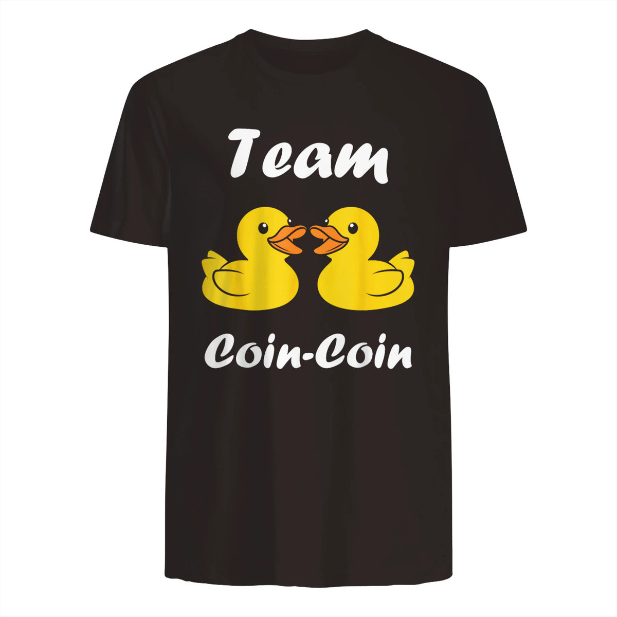 Citation Canard Enfant Humour Team Canards Coin-Coin in Dark Chocolate - back view