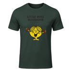 Mr. Men Little Miss Sunshine T-Shirt in Forest Green - front view