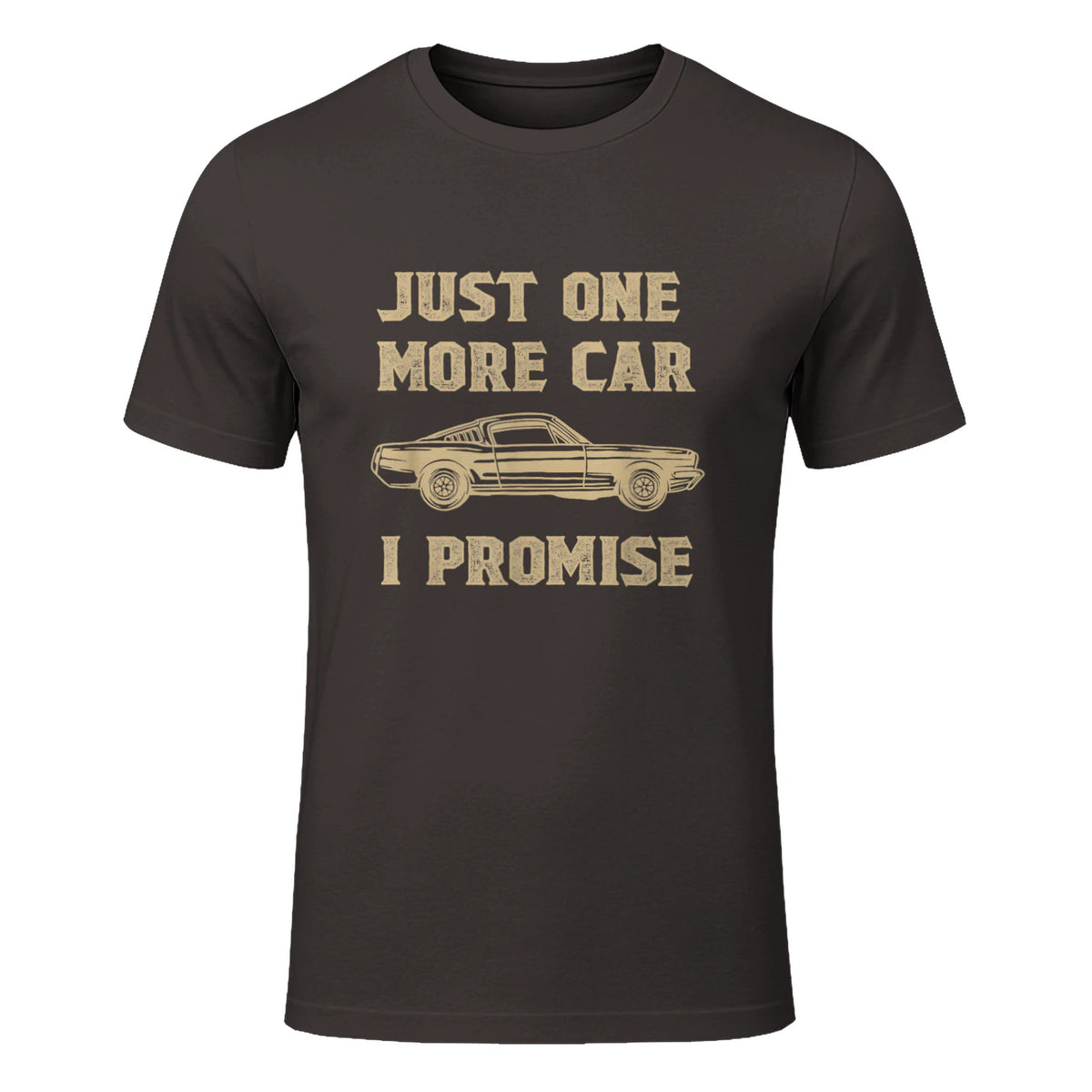 Design for Car Lovers & Mechanics One More Car Part Promise in Dark Chocolate - front view