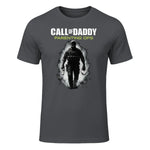 Call of Daddy Parenting Ops – Vatertag Great Dad Joke T-Shirt in Charcoal - front view