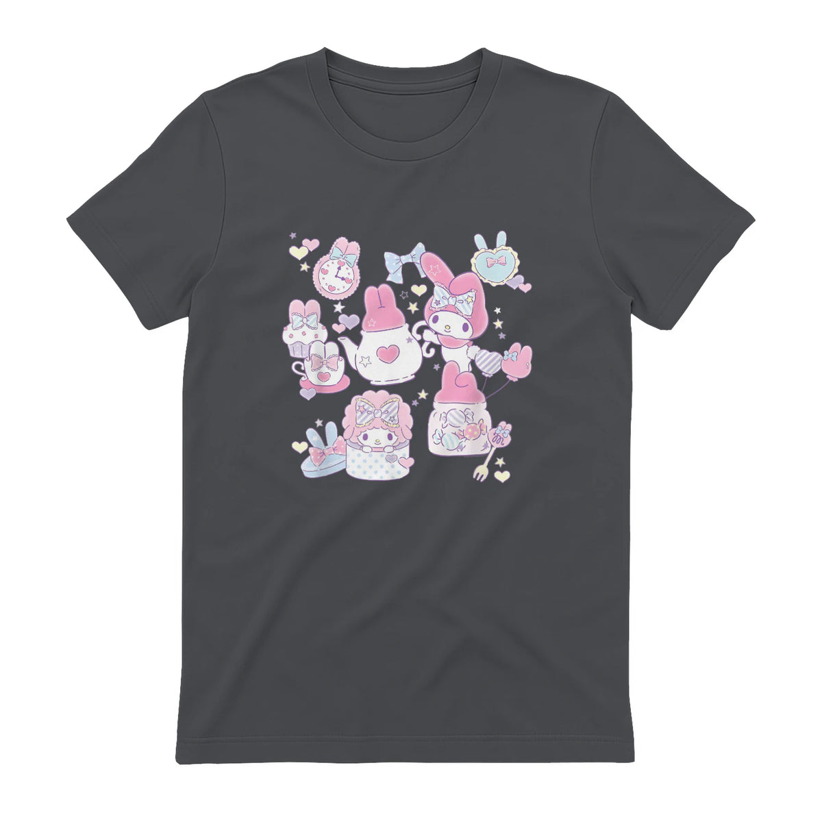 Sanrio My Melody Sweet Pink Tea Party in Charcoal - back view