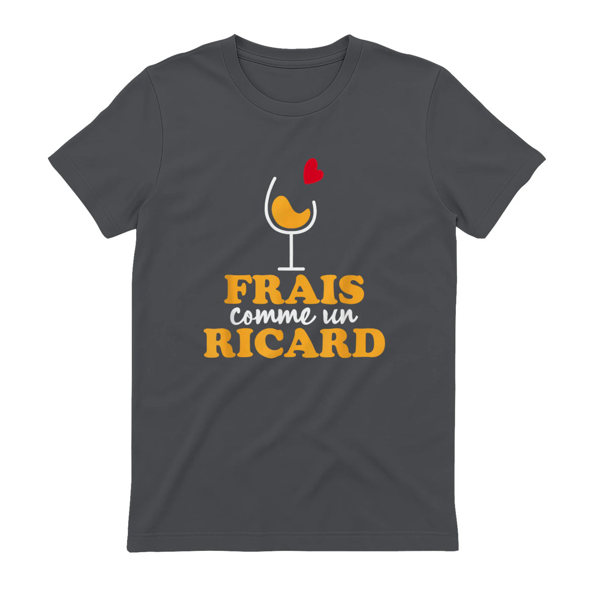 Frais comme Un Ricard - Ricard Pastis Apéro in Charcoal - back view