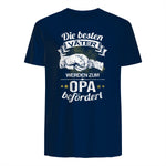 Die Besten Väter Werden Zum Opa Befördert I Geburt I Baby in Navy - back view