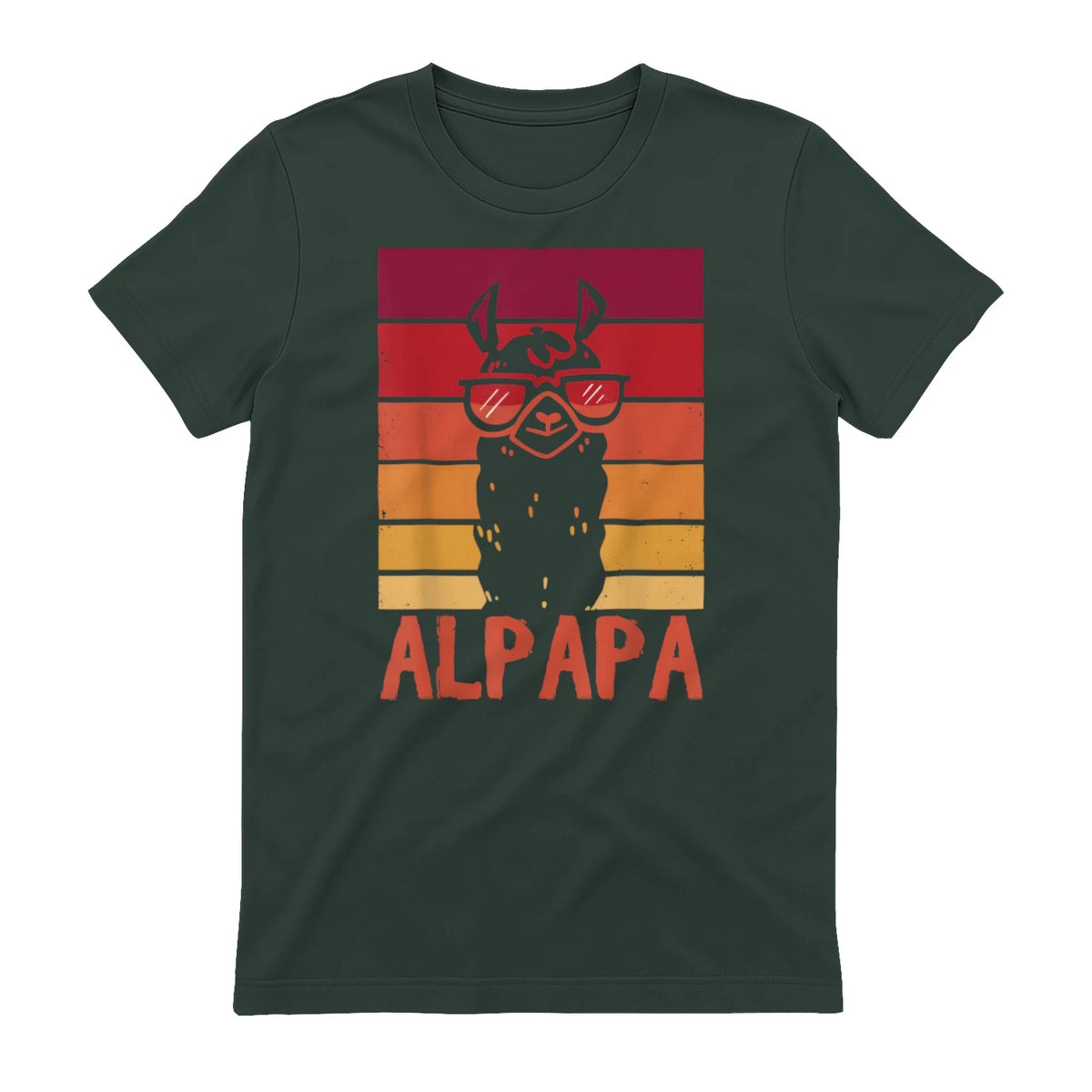 Auf ALPAPA in Forest Green - back view