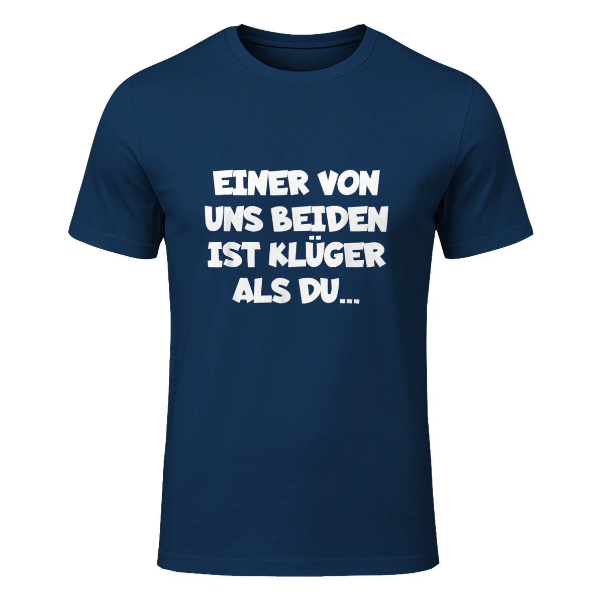Einer Von Uns Beiden Ist Klüger Als Du in Navy - front view