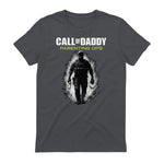 Call of Daddy Parenting Ops – Vatertag Great Dad Joke T-Shirt in Charcoal - back view
