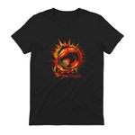 Thundercats Flare Circle Logo T-Shirt in Black - back view