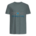 Drone Operator Aircraft Pro Expert Pilot For Men Women Idée in Dark Heather - back view