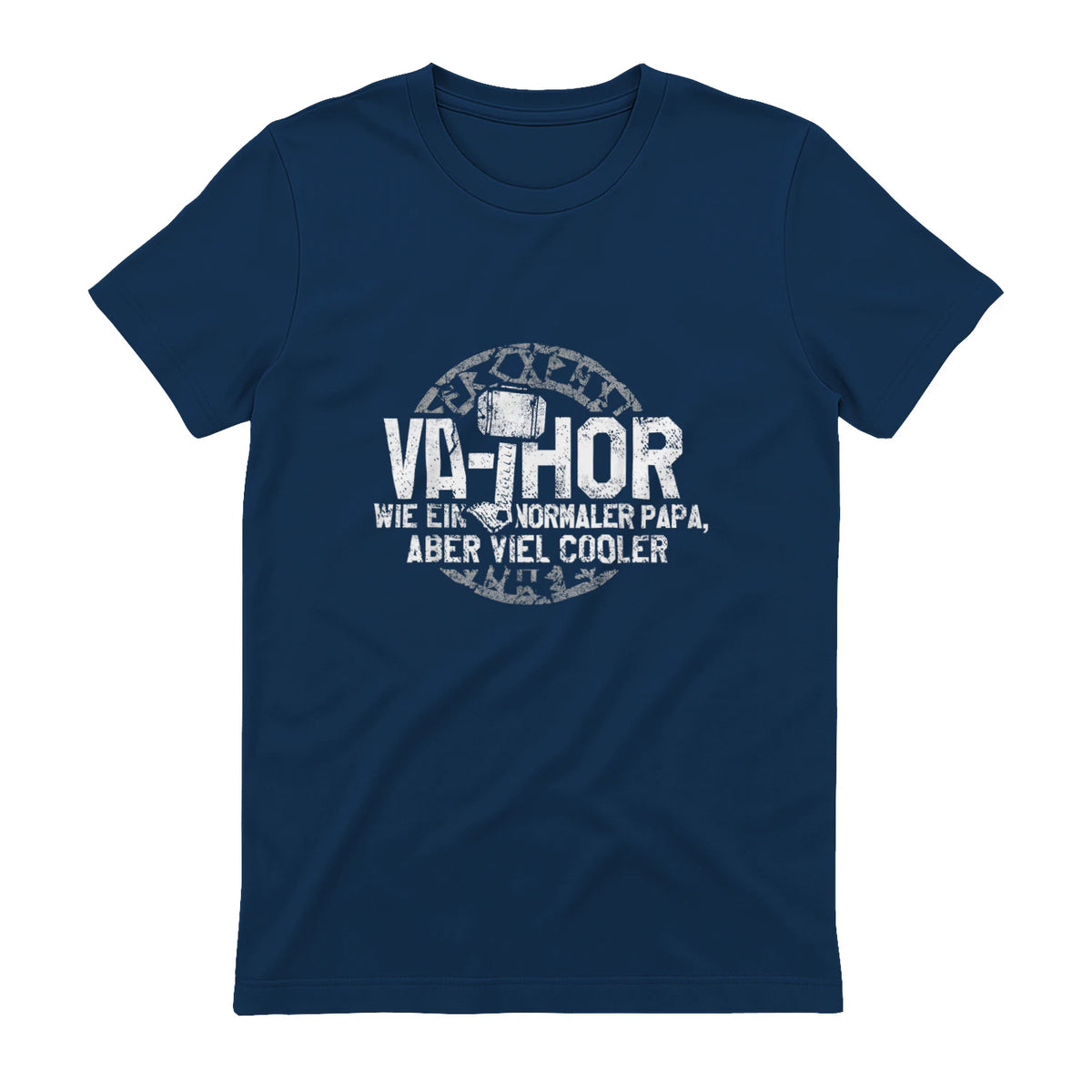 Vathor Vater Thor Cool Hammer Papa Fathor in Navy - back view