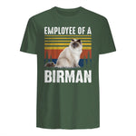 Chat – Employée de Birmanie – Sainte Birmanie in Military Green - back view