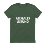 Spaßige Outfits Anstaltsleitung Lustige Sprüche Humor Spaß für Erwachsene Unisex Schwarz in Military Green - back view