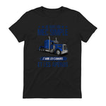 Camion et Routier, mec Simple, Chauffeur Poids Lourds in Black - back view