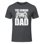 The Gaming Dad Game Controller Spruch Geschenkidee Vatertag T-Shirt in Charcoal - front view