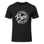 Geschenke für Papa und Opa zum Vatertag - Bester Papa der Welt, Vatertag, Vintage T-Shirt Schwarz S in Black - front view