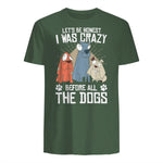 Design sur le thème des chiens pour les amoureux des chiots et les toiletteurs de chiens in Military Green - back view