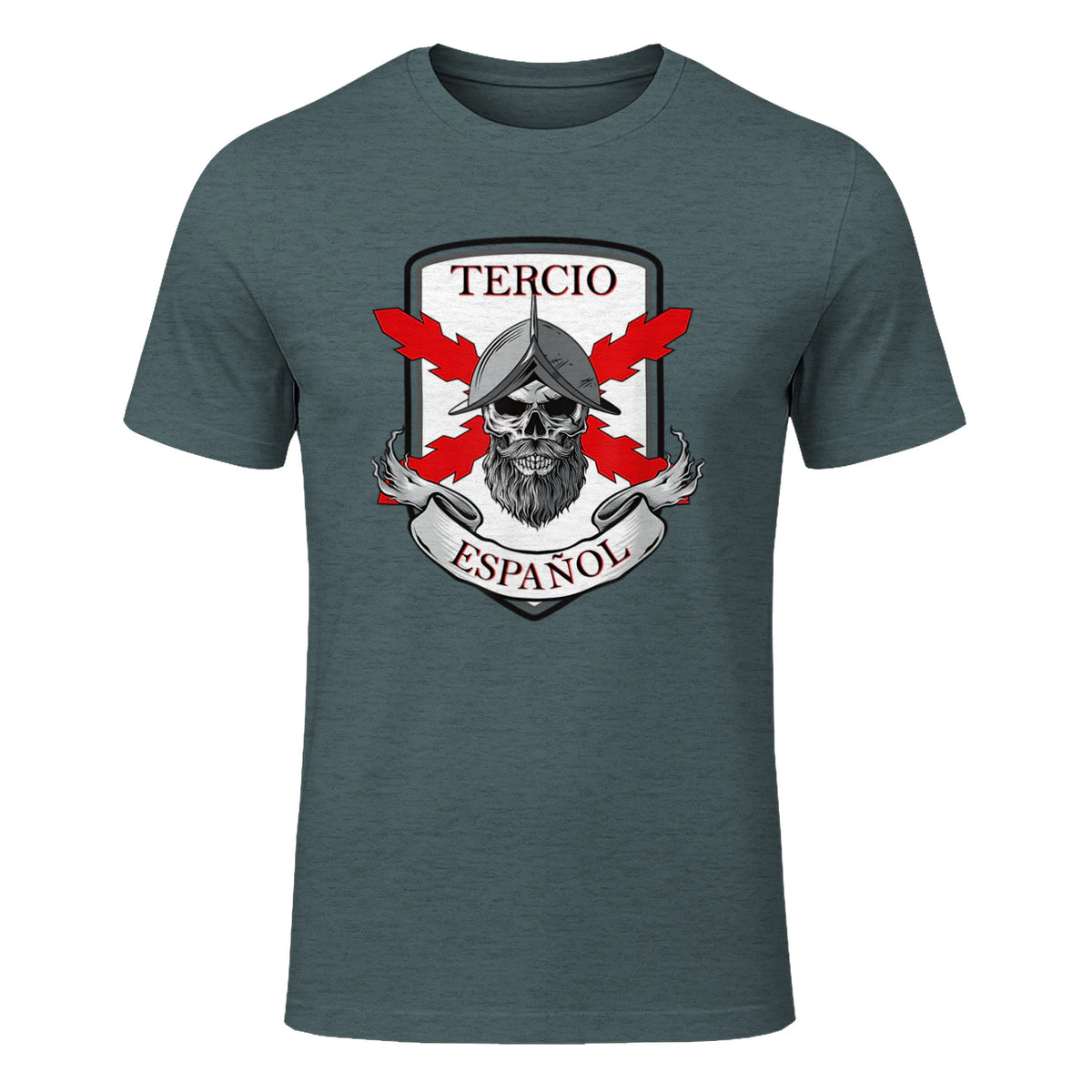 Tercero español. Soldado Calavera in Dark Heather - front view