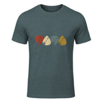 Gitarren-Auswahl-Gitarrist Retro Vintage für Gitarrenliebhaberinnen, Schwarz, S, Kurzarm, , Herren, Retro in Dark Heather - front view