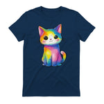 Aquarelle colorée pour Les Amoureux des Chats in Navy - back view