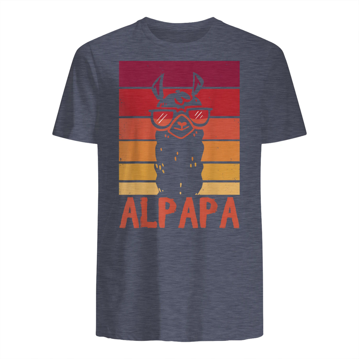 Auf ALPAPA in Heather Navy - back view
