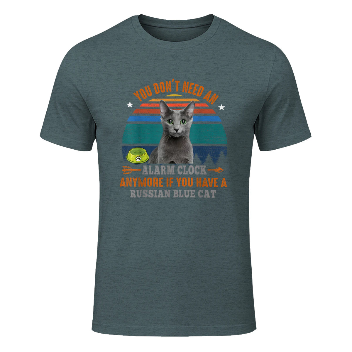 Chat – You Don't Need an Alarm Clock, Anymore, bleu russe in Dark Heather - front view