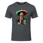 El Jefe Le Patron En Espagnol Drôle Phrase Mexicaine in Charcoal - front view
