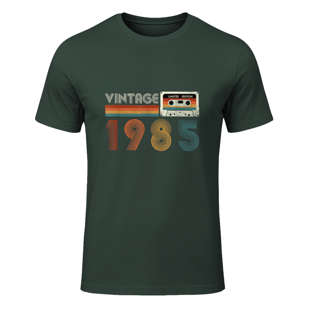 Cassette rétro Vintage 1985 en édition limitée Birthday 39 in Forest Green - front view