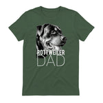 Dog Dad Rottweiler – Chiens Papa in Military Green - back view