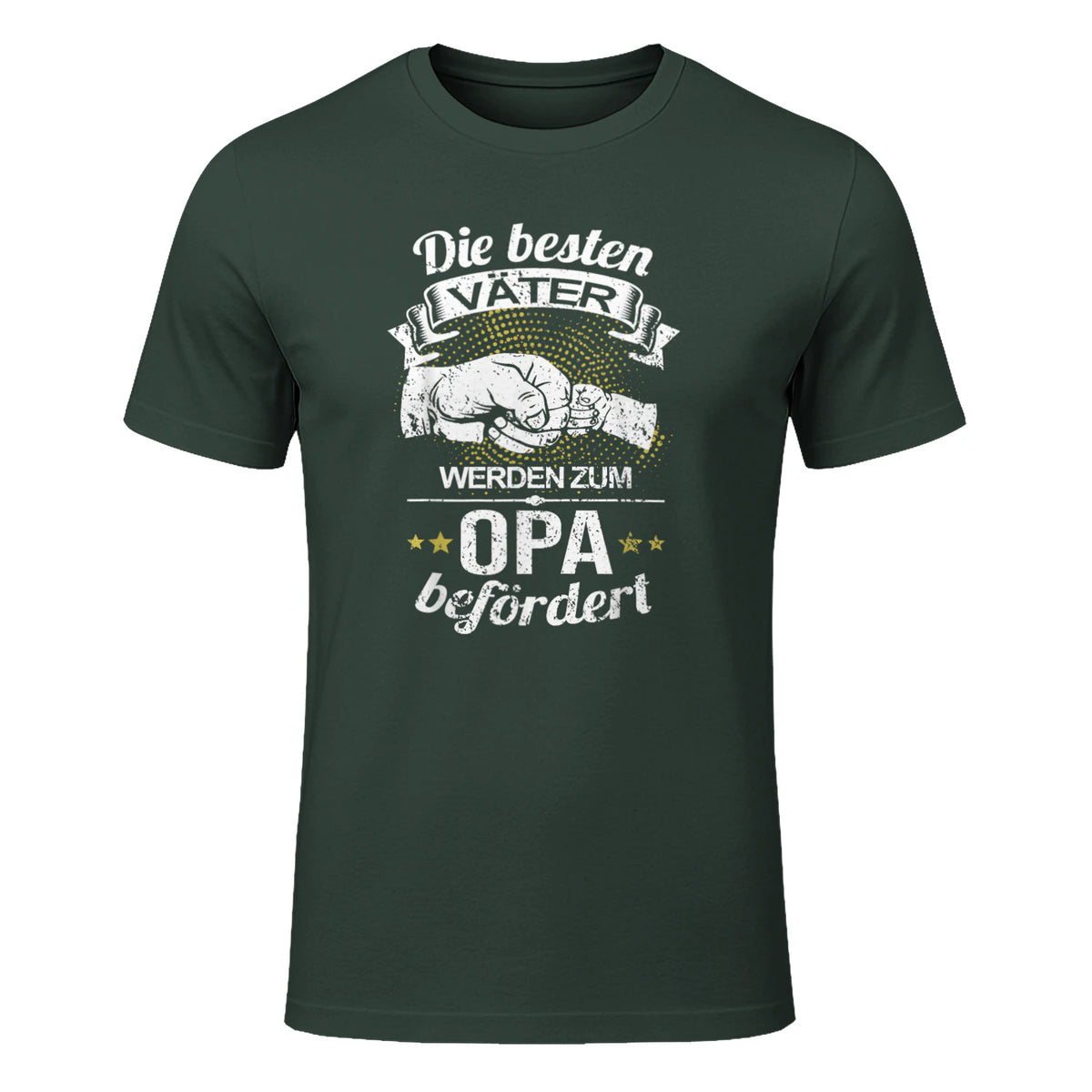 Die Besten Väter Werden Zum Opa Befördert I Geburt I Baby in Forest Green - front view