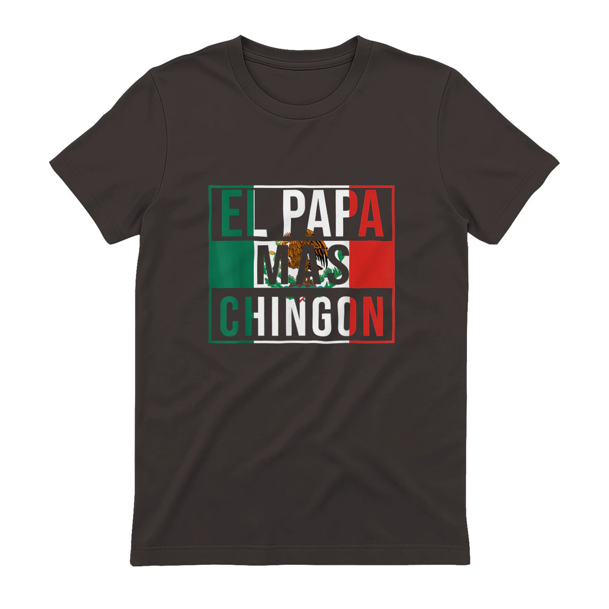El Papa Mas Chingon - Funny best Mexican Dad Gift in Dark Chocolate - back view