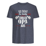 Opa SAGT So Sieht EIN richtig Cooler Opa aus Großvater in Heather Navy - back view