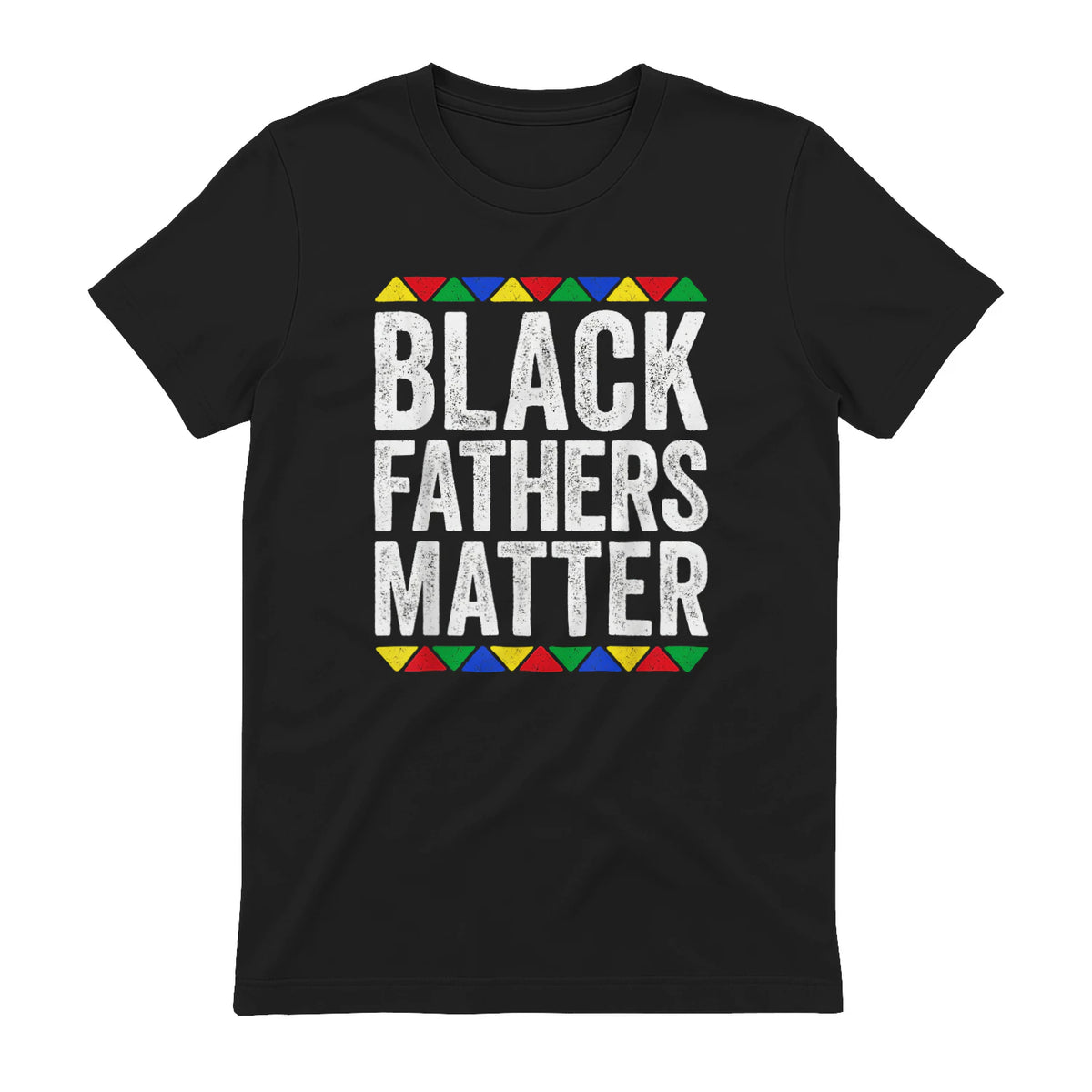 Black Fathers Matter Shirt Black History Month in Black - back view