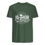 Vathor Vater Thor Cool Hammer Papa Fathor in Military Green - back view