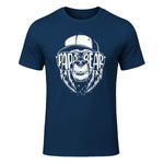 Grandfather Grandpa Son Daughter Children Gift Vatertag Schwarz Small Classic Fit Cartoon Bär Family Män in Navy - front view