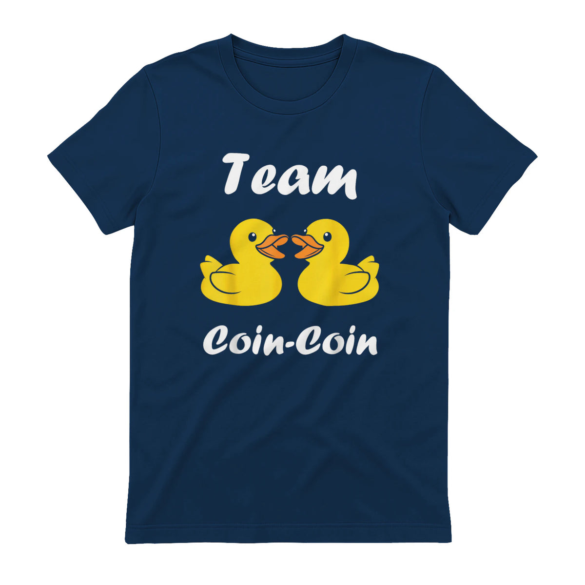Citation Canard Enfant Humour Team Canards Coin-Coin in Navy - back view