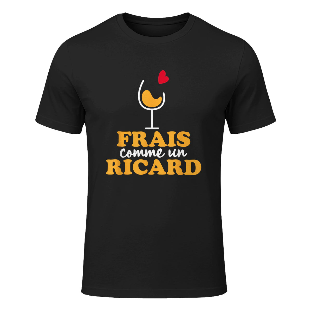 Frais comme Un Ricard - Ricard Pastis Apéro in Black - front view