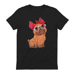 Frenchie Bulldog in Black - back view