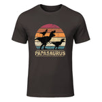 Papasaurus Dinosaurier Papa Tyrannosaurus Dino Doppelpack in Dark Chocolate - front view