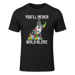 Autism Awareness Mother Son Autistic Kids Boys Autism Mom in Black - front view